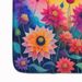 Dahlias In Color Memory Foam Kitchen Mat Machine Washable Anti-Fatigue Mat Cushion Comfort Bath Mat Or Kitchen Rug_maomaolike.com