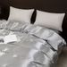 Silky Satin Quilt Cover Three Piece Set Full Sizes For Europe And The United States Bedding_maomaolike.com