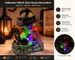 Halloween Miniature Village Witch Shoe House Resin Figurine With Colorful LED Lights Spooky Tabletop Ornament Party Decor_maomaolike.com