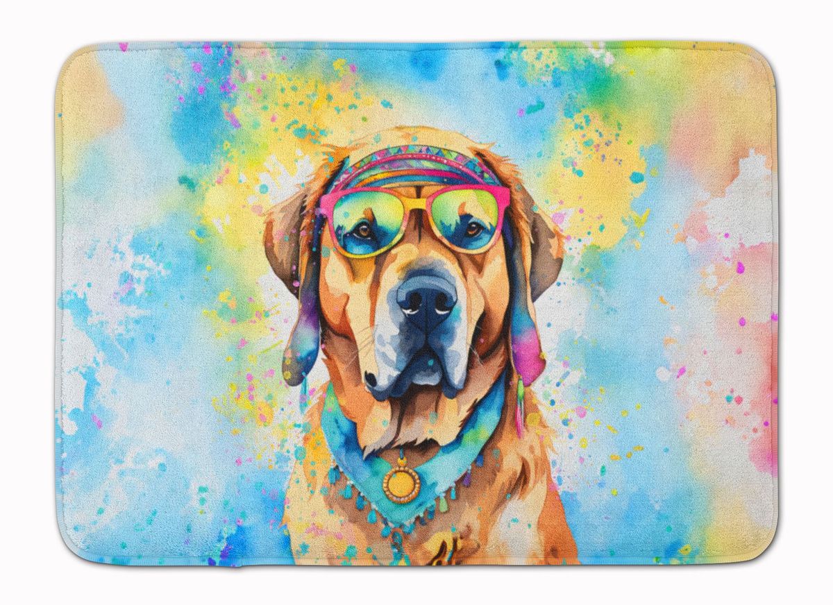 Mastiff Hippie Dawg Memory Foam Kitchen Mat Machine Washable Anti-Fatigue Mat Cushion Comfort Bath Mat Or Kitchen Rug_maomaolike.com