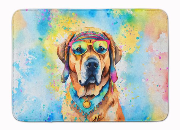 Mastiff Hippie Dawg Memory Foam Kitchen Mat Machine Washable Anti-Fatigue Mat Cushion Comfort Bath Mat Or Kitchen Rug_maomaolike.com