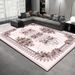 Living Room Rug Large Size Gorgeous Gold Frame Design Bedroom Rug Plush Thickened Machine Washable Thickened Underlay Interior Decorative Rug_maomaolike.com
