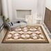 Living Room Rug Large Size Gorgeous Gold Frame Design Bedroom Rug Plush Thickened Machine Washable Thickened Underlay Interior Decorative Rug_maomaolike.com