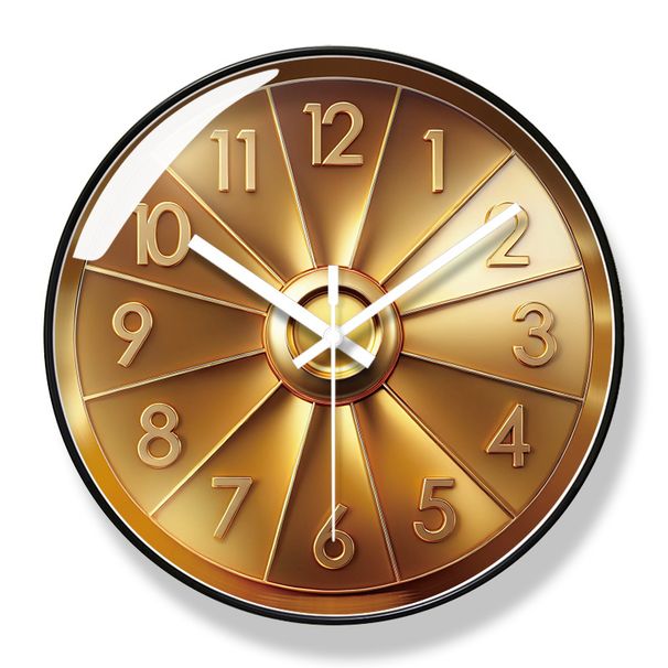Yipula 7132 Silent Living Room Nordic Home New Model Simple Modern Sweep Second Wall Clock_maomaolike.com