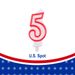 Number 5 Birthday Candle 3D Number Happy Birthday Cake Candles For Birthday Party Wedding Decoration Reunions Theme Party 7cm 24pcs_maomaolike.com
