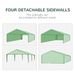Outsunny 10' X 20' Party Tent, Outdoor Wedding Canopy & Gazebo With 6 Removable Sidewalls, Shade Shelter For Events, BBQs, Green_maomaolike.com
