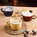 Japanese Ceramic Mug With Lid Household Tableware_maomaolike.com