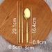 and Two-Piece Gift Tableware Chopsticks Gold Spoon Set Home Restaurant Decoration Metal Ornament_maomaolike.com