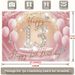 Glitter Pink 13th Birthday Party Banner - 2D Flat Polyester Backdrop With Diamond Design, Wall Hanging Photo Props, Party Decor_maomaolike.com