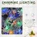 4FT Pre-Lit Spruce Snow Flocked Christmas Tree With Pine Cones, Artificial Xmas Tree With 170 Branch Tips,Mixed PE & PVC Branches, 120 Multi-Color LED Lights, 11 Flashing Modes, Holiday Décor_maomaolike.com
