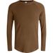 Men's Clothing Long-Sleeved Sports T-Shirt Cotton Training Suit Casual Thin Top Running Fitness Bottom_maomaolike.com