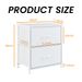 Living Room Cabinet Layers Set Of 2 Fabric Drawers Beside Nightstand Table Closet Chest Clothes Display Cabinet Of Furniture_maomaolike.com