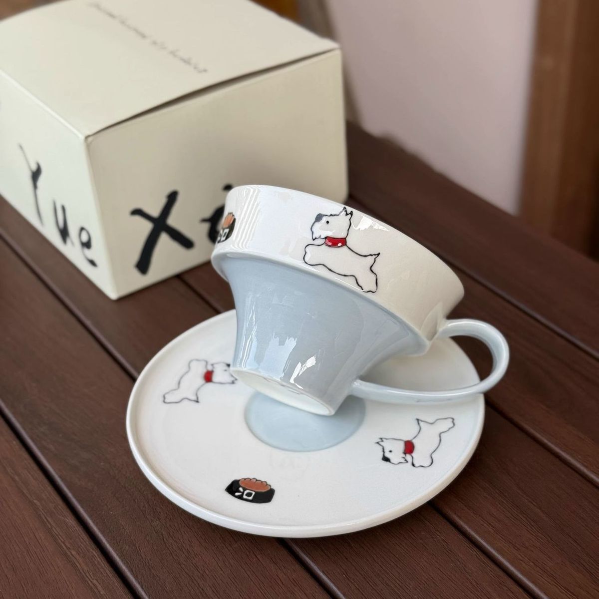 New Coffee Cups, Saucers, Hand-painted Underglaze Colored Ceramic Water Cups, Birthday Gifts, Daily Gift Giving_maomaolike.com