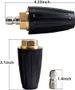High-pressure Washer Nozzles, Turbine Nozzles, And Rotating High-pressure Washer Nozzles, Suitable For Cleaning Brick, Concrete, And Vinyl Surfaces_maomaolike.com