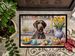 Decorating Easter German Wirehaired Pointer Doormat Front Door Mat Indoor Outdoor Rugs For Entryway, Non Slip Washable Low Pile, 24H X 36W_maomaolike.com