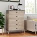 Farmhouse Chest Dresser Of Drawers Tall Storage Organizer_maomaolike.com