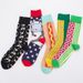Fashionable Colorful Couple Socks Happy Socks Mid High Casual Cotton Socks_maomaolike.com
