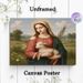 Saint With Lamb Religious Painting Poster, Classic Vintage Pastoral Oil Painting Style Poster, Serene Spiritual Decor Ideal For Home, Prayer Room_maomaolike.com