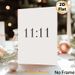 11:11 Themed Painting Poster, Minimalist Monochrome Typographic Poster, Sleek Number Design, Suitable For Bedroom And Living Room Wall Decor_maomaolike.com