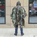 Heavy Duty Raincoat Navy | Waterproof PVC Hooded Jacket Entryway Outdoor - 888_maomaolike.com