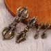 Brass Six-Word Mantra Vajra Large Small Collectible Plaything Ornament Tibetan Ritual Tool Copperware Wholesale_maomaolike.com