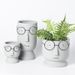 Nordic Ceramic Flower Pot Cartoon Cute Fashion Simple Artistic Personality Vase Dried Flowers Indoor Top-sale Green Radish_maomaolike.com