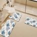 Bathroom Mat Toilet Mat Shower Mat Entrance Rug Absorbent Non-Slip Mat Soft Quick-Dry Machine Washable_maomaolike.com