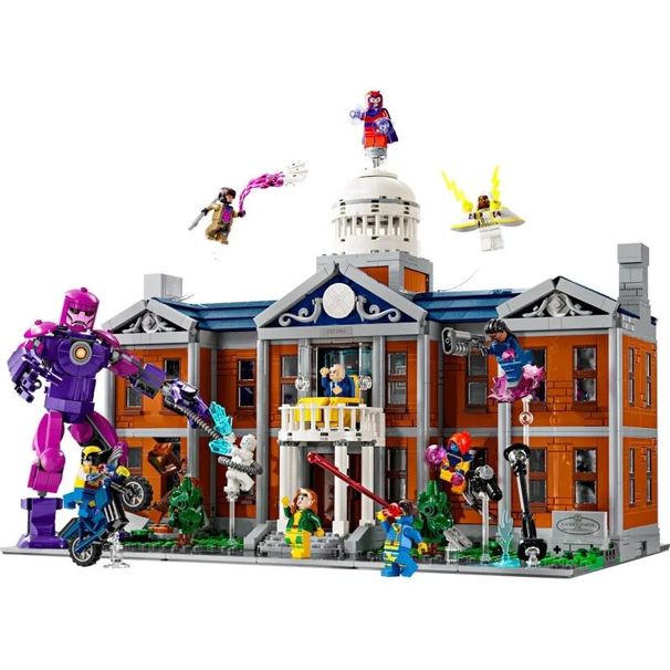 3093pcs X Mutant Academy Mansion Hero Base X-Force Command Center Mutant Showdown Building Block Home Decoration Brick Toy For Gift_maomaolike.com