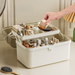Household Cosmetic Box Multi-layer Folding Storage Bin Living Room Bedroom Jewelry Organizer Large Toolbox_maomaolike.com