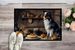Australian Shepherd Fall Kitchen Pumpkins Doormat Front Door Mat Indoor Outdoor Rugs For Entryway, Non Slip Washable Low Pile, 24H X 36W_maomaolike.com