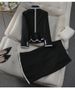 Women's Clothing tweed fishtail skirt suit fashionable temperament professional suit formal wear_maomaolike.com