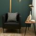 Yarn Dyed Jacquard Pillow Black And White Simple Home Atmosphere Sofa Cushion Cover_maomaolike.com