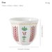 100ml Small Coffee Cup, Traditional Festival Ceramic Espresso Cup_maomaolike.com