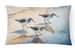 Birds, Birds, Birds Throw Pillow Throw Pillow For Indoor Couch Bed Outdoor Patio Washable, Sandpipers 7527,12Hx16W_maomaolike.com