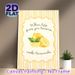 Lemon Themed Inspirational Quote Painting Poster, Soft Watercolor Lemon & Typography Poster, Warm Uplifting Decor Piece Suitable For Kitchen, Dining_maomaolike.com
