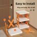 Multi-tier Plastic Shoe Rack, Easy To Assemble, Stackable Combination Storage Unit For Entryway, Hallway, Balcony, Home_maomaolike.com
