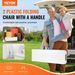 VEVOR 6FT Plastic Folding Bench Portable Outdoor Bench For Picnic Camping 2 Pack_maomaolike.com