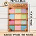 Birthday Tracker Painting Poster, Cheerful Color-coded Monthly Birthday Record Poster, Functional Design To Log Birthday Dates, Suitable For Home And_maomaolike.com