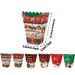 18Pcs Christmas Popcorn Box Santa Claus Snowman Snowflake Food Wrapping Boxes Adorable Candy Biscuit Cases For Christmas Home Party Supplies_maomaolike.com