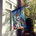 Alaskan Malamute Christmas Reindeer House Flag Large Porch Sleeve Pole Decorative Outside Yard Banner Artwork Wall Hanging, Polyester, House Size, Multicolor_maomaolike.com