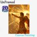 Mythological Solar Archer Painting Poster, Golden Luminous Fantasy Style Poster, Striking Glowing Bow Artwork Suitable For Home, Game Room, Study_maomaolike.com