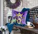 Catahoula King Of Mardi Gras Throw Pillow Machine Washable, Indoor Outdoor Decorative Pillow For Couch, Bed Or Patio, 18Hx18W_maomaolike.com