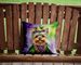 Yorkshire Terrier King Of Mardi Gras Throw Pillow Machine Washable, Indoor Outdoor Decorative Pillow For Couch, Bed Or Patio, 14Hx14W_maomaolike.com