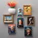 ins Nordic European Style Cute Mona Lisa Fridge Home Decoration Magnet Magnetic Sticker_maomaolike.com