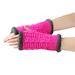 Unisex Thickened wool gloves Short fingertip wrist guard Fluffy short gloves Knitted acrylic sleeves and fleece gloves_maomaolike.com