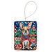 French Bulldog Christmas Porcelain Ornament Christmas Tree Hanging Decorations For Home Christmas Holiday, Rectangle, Gift, Multicolor_maomaolike.com