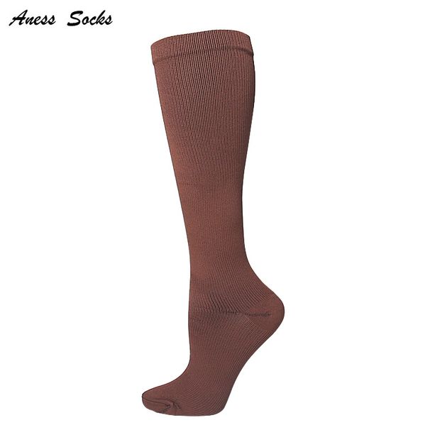 Sports compression socks polyester flat solid color muscle socks medical socks women's jump rope compression socks running calf socks socks_maomaolike.com
