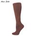 pressure socks calf socks women's nylon flat socks outdoor sports running slim leg socks autumn and winter elastic socks_maomaolike.com