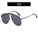 Unisex Women's sunglasses, Frog glasses, large metal frame sunglasses, sunglasses, ins sunglasses_maomaolike.com