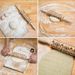 Baking Cookies Fondant Cake Dough Engraved Roller Rolling Pin_maomaolike.com